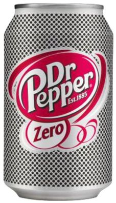 Dr. Pepper Zero (72 x 0,33 L Dosen) Zuckerfrei