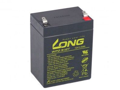 Akku kompatibel EG2.9-12 12V 2,9Ah AGM Blei Accu Batterie aufladbar wartungsfrei