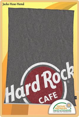 Decke Fleecedecke Wellsoft Flauschdecke Hard Rock Cafe XXL Gr.150x200cm NEU
