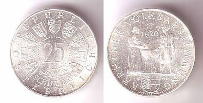 25 Schilling Silber Münze Kärntner Volksabstimmung 1960