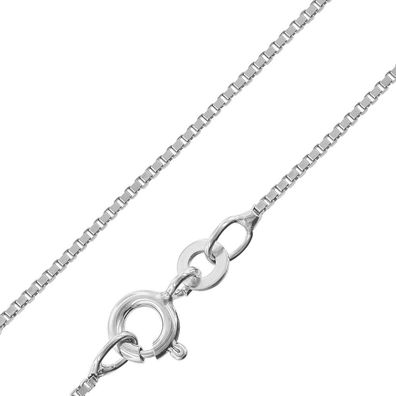 trendor Schmuck Damen-Halskette 585 Weißgold Collierkette Stärke 0,9 mm 75171