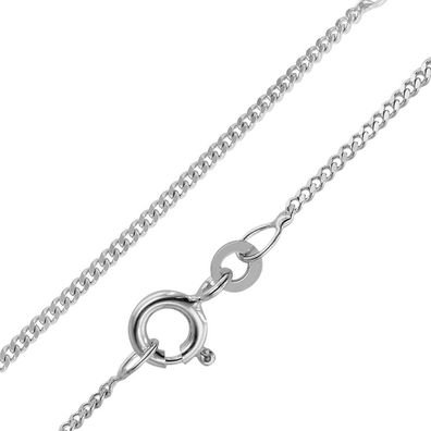 trendor Schmuck Damen-Kette 585 Weißgold Panzerkette 1,4 mm breit 75175