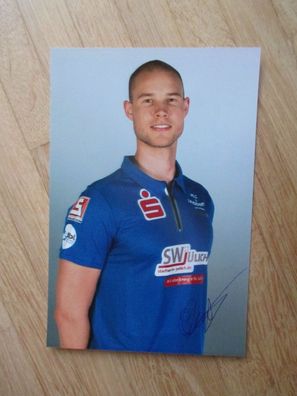 Tischtennis Bundesliga TTC indeland Jülich Ewout Oostwouder handsigniertes Autogramm!