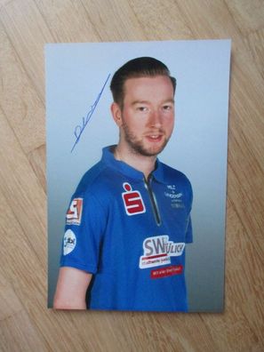 Tischtennis Bundesliga TTC indeland Jülich Robin Devos - handsigniertes Autogramm!!