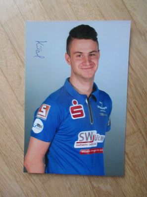 Tischtennis Bundesliga TTC indeland Jülich Deni Kozul - handsigniertes Autogramm!!!