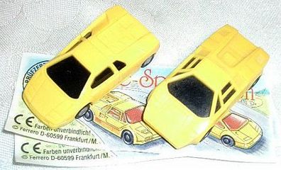 2 Autos Cyrrus, Saphir mit 2 Beipackzettel