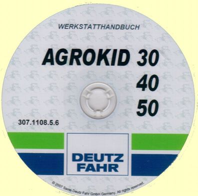 Werkstatthandbuch Reparaturanleitung Deutz Fahr Agrokit 30 40 50