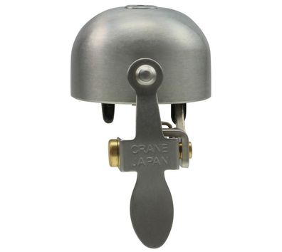 Crane Bell Co. E-NE ene Klingel Glocke Retro Design Horn Bell silber