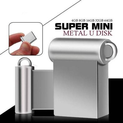 M5 USB Stick MINI Metall USB Flash Drive 2.0 Ultra klein idealer Zusatzspeicher
