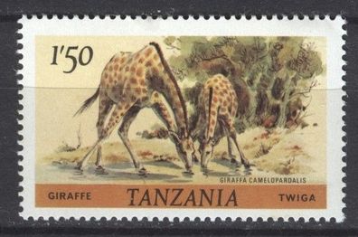 Tansania Mi 168 C postfr Giraffe mot1816