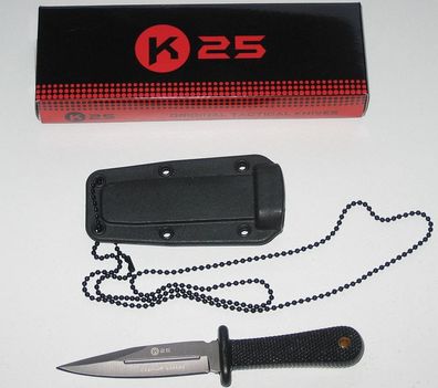 RUI K25 NECK KNIFE Messer mit Kydexscheide UND KETTE 31898 Neu/ Ovp
