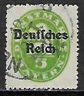Deutsches Reich gestempelt Dienstmarke Michel-Nummer 34