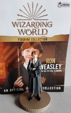 Wizarding World Figurine Collection Harry Potter Ron Weasley with Scabbers Figurine