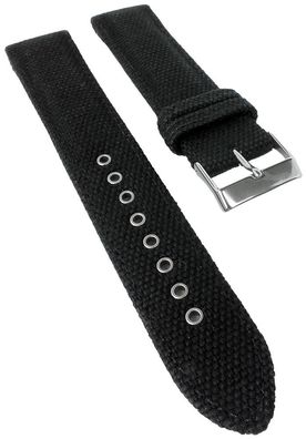 Casio Uhrarmband | Leder/ Textil schwarz Wave Ceptor WVA-M630B