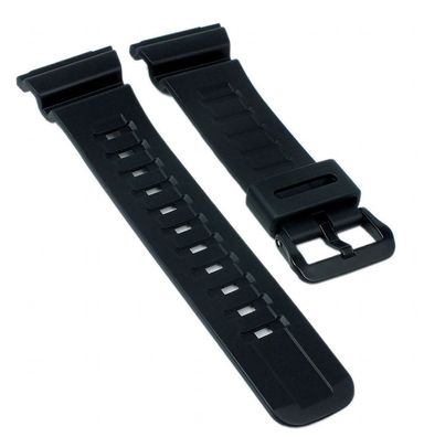 Casio Collection Ersatzband | Uhrenarmband Resin schwarz für AEQ-200W