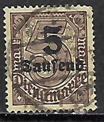 Deutsches Reich gestempelt Dienstmarke Michel-Nummer 89