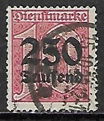 Deutsches Reich gestempelt Dienstmarke Michel-Nummer 93