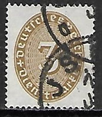 Deutsches Reich Dienstmarke gestempelt Michel-Nummer 114