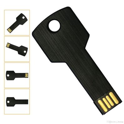 USB Stick Key Schwarz Metall metal USB Flash Drive 2.0 USB-Germany