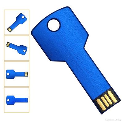 USB Stick Key Blau Metall metal USB Flash Drive 2.0 USB-Germany