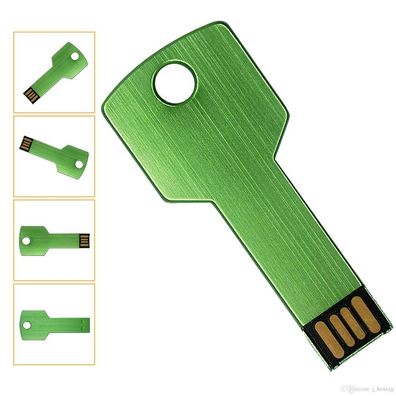 USB Stick Key Grün Metall metal USB Flash Drive 2.0 USB-Germany