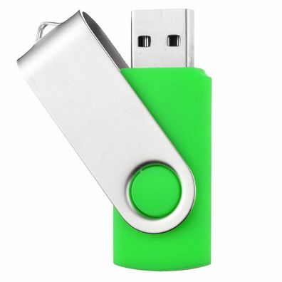 UNIREX Grün USB STICK SWIVEL GRÜN 1GB bis 128GB und 4 Bügelfarben wählbar.
