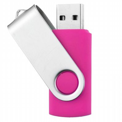 UNIREX PINK USB STICK SWIVEL aus 1GB bis 128GB und 4 Bügelfarben wählbar.