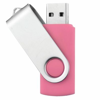 UNIREX ROSA USB STICK SWIVEL aus 1GB bis 128GB und 4 Bügelfarben wählbar.