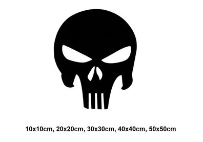 1 x Punisher Aufkleber Autoaufkleber Totenkopf USA Sticker Biker Aufkleber 286/3