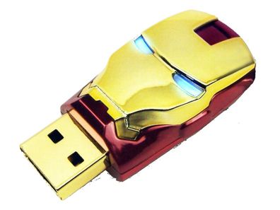 Iron Man USB Stick in Rot/ Gold USB 2.0 Flash Drive Stick Mark IV Tony Stark