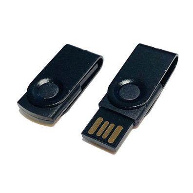 USB Germany MINI Swivel USB Stick Schwarz / Schwarz USB 2.0
