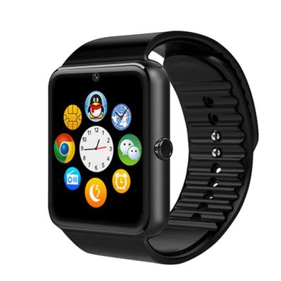 GT08 Smartwatch Schwarz Bluetooth Armband Uhr für iOS iPhone Android