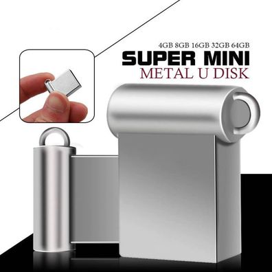 M5 USB Stick MINI Metall USB Flash Drive Ultra klein idealer Zusatzspeicher