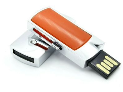 USB Stick UG/066 Chrome Rot Metall chrome red USB Flash Drive 2.0 USB-Germany