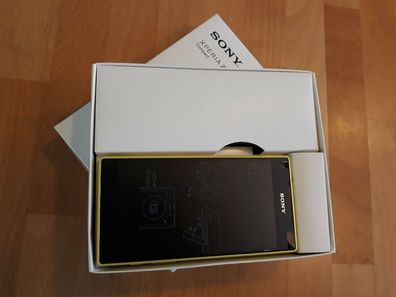 Sony Xperia Z5 compact - 32GB - in Gelb / ohne Simlock / mit Folie + in Box