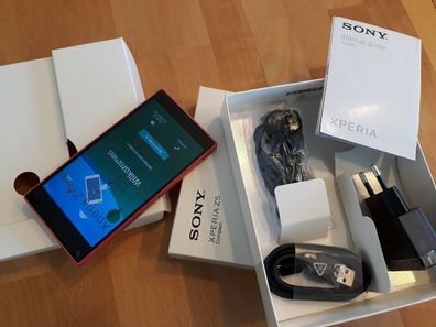 Sony Xperia Z5 compact - 32GB >> in Coral / Rosa ohne Simlock + in Box + foliert