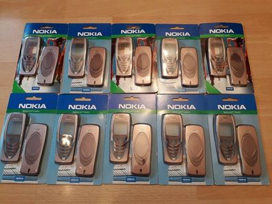 10x Nokia 7210 COVER NEU & Original in PINK / ROSA (Front + Akkudeckel) SKR-248