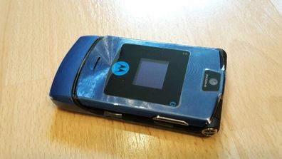 Motorola RAZR V3i Blau / mit Folie / ohne Simlock mit jeder SIM nutzbar...
