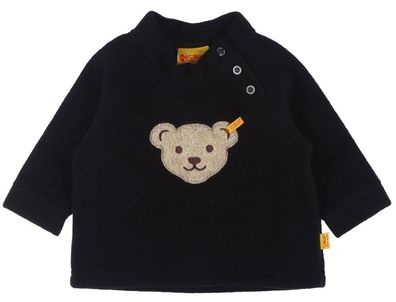 STEIFF® Fleece Sweatshirt Pullover Marine "Quietsch Bär"