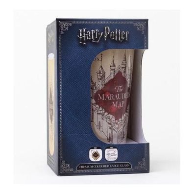 Harry Potter Premium Glas (500ml) "Marauders Map" Karte des Rumtreibers
