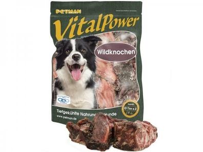 Petman Vital Power Wildknochen Hundefutter 1000 g (Inhalt Paket: 14 Stück)