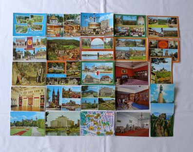Konvolut 100 Ansichtskarten DDR UdSSR Bulgarien CSSR 60er - 80er Jahre