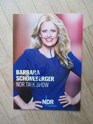 NDR Fernsehstar Barbara Schöneberger - handsigniertes Autogramm!!!!