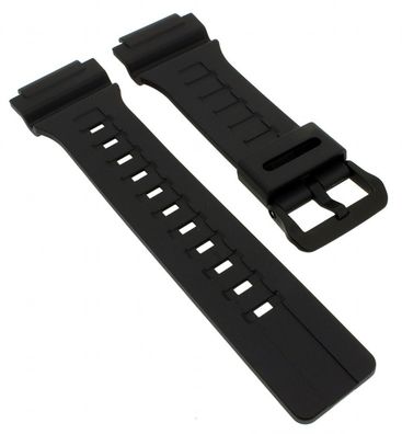 Casio Collection Uhrenarmband | Ersatzband Resin schwarz für MCW-200H