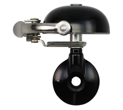 Crane Bell Co. Suzu Mini Klingel Glocke Retro schwarz black Ahead Cap Mount