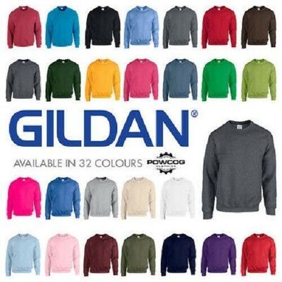 Gildan Heavy Blend Adult Crewneck Sweat Pullover Pulli Sweatshirt Gr S - 5XL!!!