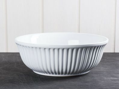 IB Laursen MYNTE Servierschale 21 cm Weiß Keramik Geschirr Schüssel PURE WHITE