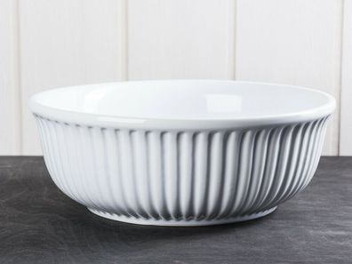 IB Laursen MYNTE Servierschale 23 cm Weiß Keramik Geschirr Schüssel PURE WHITE