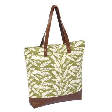 Pad Tasche FEDER Design grün Handtasche Pad Concept Shopper Einkaufstasche