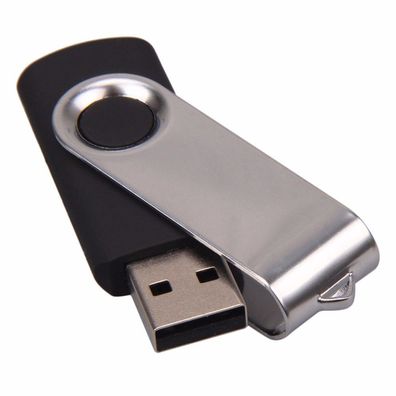 64GB USB Stick Twister Schwarz USB 2.0 Flash Drive black